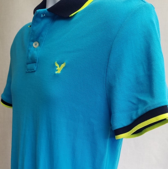 Men's "American Eagle" Polo Shirt - Picture 3 of 5